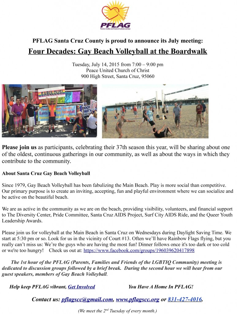 PFLAG July 2015