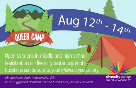 Queer Camp 2016 Flier